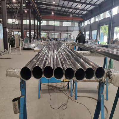 Corrosion Resistant Stainless Steel Pipe 304l Tubes ASTM 201 Round Polished Welded