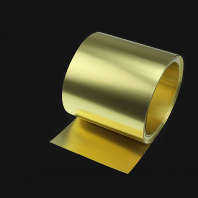 0.01mm Durable Perforated Metal Roll Brass Coil Strip From Manufacturer