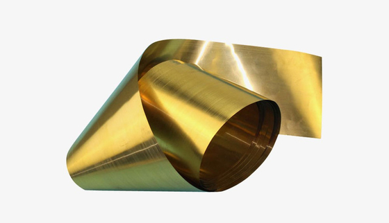 0.01mm Durable Perforated Metal Roll Brass Coil Strip From Manufacturer