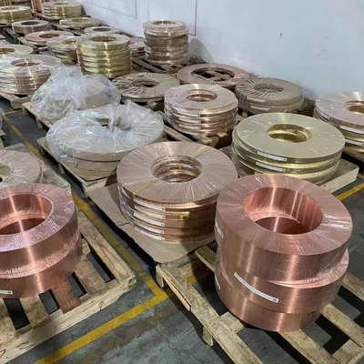 0.01mm Durable Perforated Metal Roll Brass Coil Strip From Manufacturer