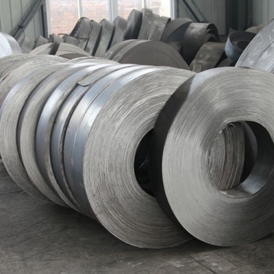 Cold Rolled Low Carbon Annealed Black Steel Strips 65mm Width Customized