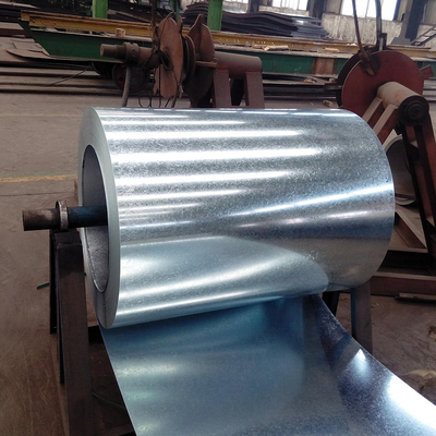 Galvanized Carbon Steel Coil Big Regular Spangle Galvanized Steel Z275 For Construction
