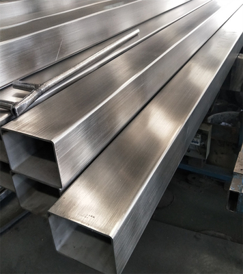 High Strength Stainless Steel Square Pipe 0.3mm SUS 304 Welded Seamless